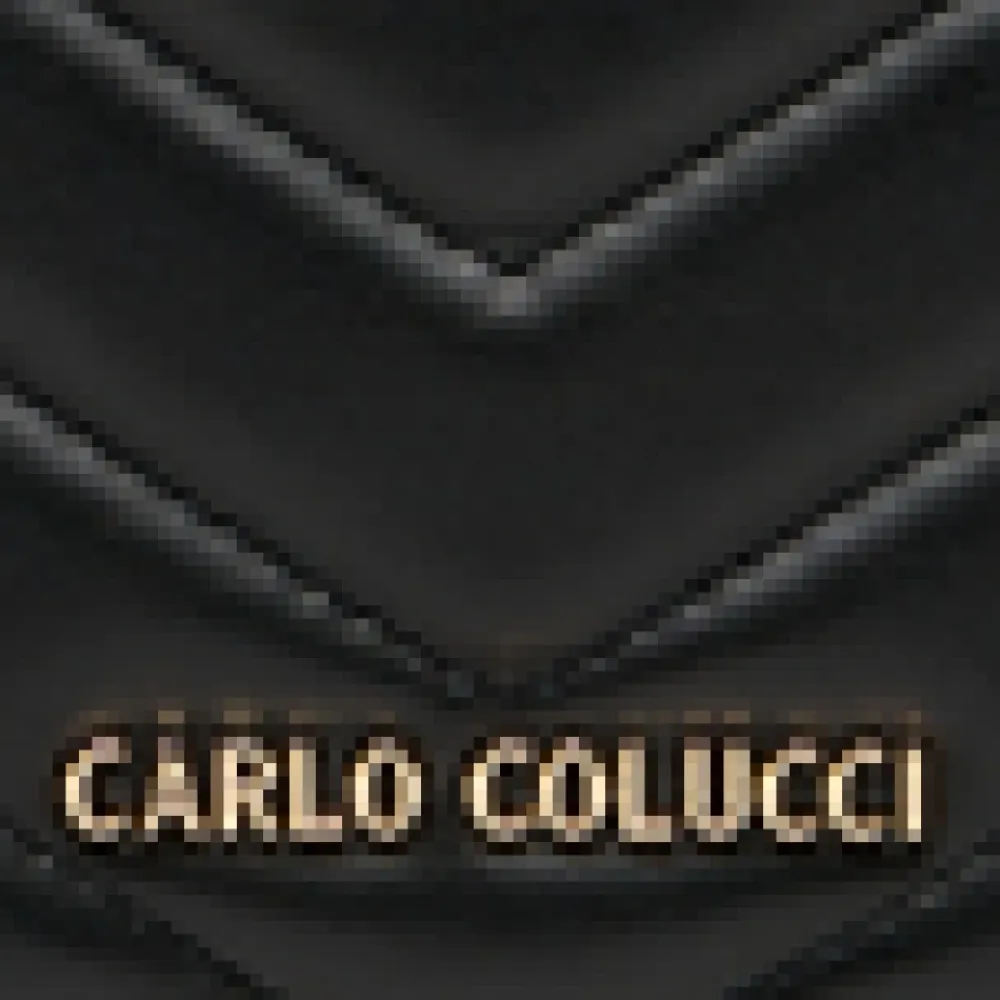 Carlo Colucci Toilettasker*Quiltet Kosmetikpose Sort