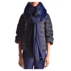 Burberry Tørklæder*Quiltet Puffer Hætte Halstørklæde Blå