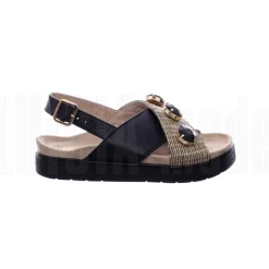 Inuikii Sandaler*Raffia Stone Stilfulde Sommer Sandaler Multifarvet