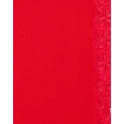 Ermanno Scervino Tørklæder*t Tørklæde med Blondekant Rød