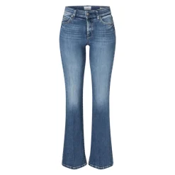 Cambio Jeans*Retro-inspirerede Paris Flared Blue Denim Bukser Blå