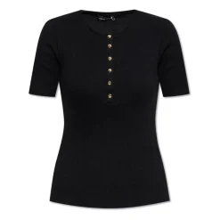 Anine Bing T-Shirts*Ribbed Top Alessia Sort