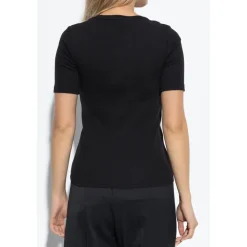 Anine Bing T-Shirts*Ribbed Top Alessia Sort