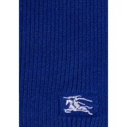 Burberry Tørklæder*Ribstrikket Cashmere Halstørklæde Blå