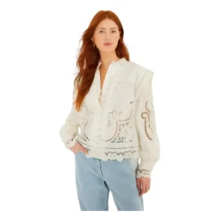 FARM Rio Bluser & Skjorter*Richilieu Bluse Hvid