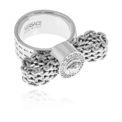 Versace Smykker*Ring med Medusas hoved Grå