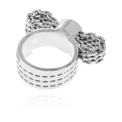 Versace Smykker*Ring med Medusas hoved Grå