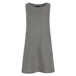 Bitte Kai Rand Kjoler*Ærmeløs Pepita Kjole Sort/Ivory Multifarvet