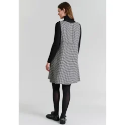 Bitte Kai Rand Kjoler*Ærmeløs Pepita Kjole Sort/Ivory Multifarvet