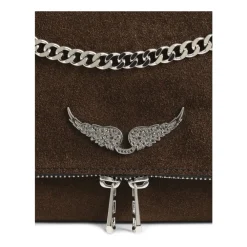 Zadig & Voltaire Clutch*Rock II Suede Clutch Taske Brun