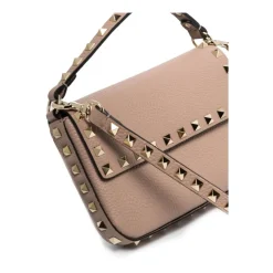 Valentino Garavani Håndtasker*Rockstud Leather Mini Bag Pink