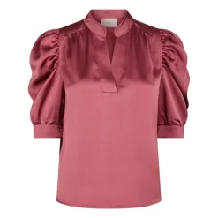 Neo Noir Bluser & Skjorter*Roella Heavy Sateen Blouse Pink