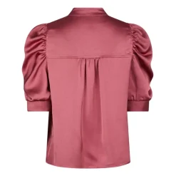 Neo Noir Bluser & Skjorter*Roella Heavy Sateen Blouse Pink