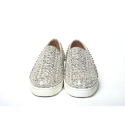 Christian Louboutin Loafers*Roller Boat Flat Sneaker Hvid
