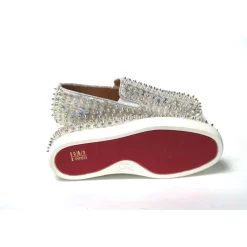 Christian Louboutin Loafers*Roller Boat Flat Sneaker Hvid