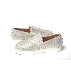Christian Louboutin Loafers*Roller Boat Flat Sneaker Hvid