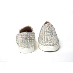 Christian Louboutin Loafers*Roller Boat Flat Sneaker Hvid