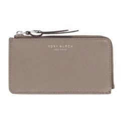 Tory Burch Punge & Kortholder*Romy Zip Card Case Beige