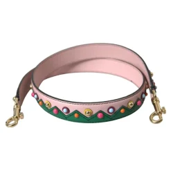 Dolce & Gabbana Tilbehør Til Tasker*Rosa Læder Skuldertaske Tilbehør Multifarvet