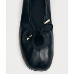 ALOHAS Ballerina Sko*Rosalind Læder Ballerina Sko Sort