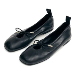 ALOHAS Ballerina Sko*Rosalind Læder Ballerina Sko Sort