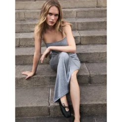 ALOHAS Ballerina Sko*Rosalind Læder Ballet Flats Sort