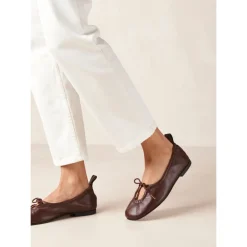 ALOHAS Ballerina Sko*Rosalind Læder Ballet Flats Brun