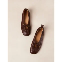ALOHAS Ballerina Sko*Rosalind Læder Ballet Flats Brun