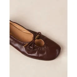 ALOHAS Ballerina Sko*Rosalind Læder Ballet Flats Brun