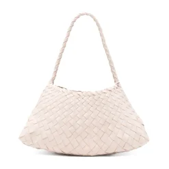 Dragon Diffusion Indkøbstasker*Rosanna Vævet Læder Skuldertaske Beige