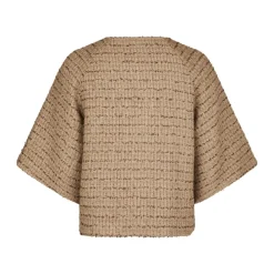 Neo Noir Jakker*Rosella Boucle Mini Jakke Brun