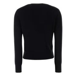 Ami Paris Striktrøjer & Sweatere*Round-neck Knitwear Sort