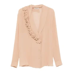 Alberta Ferretti Bluser & Skjorter*Ruffled Shirt Pink