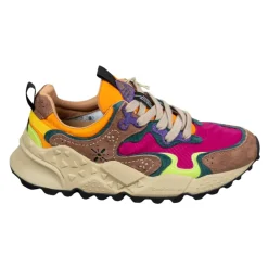 Flower Mountain Sneakers*Rulis Suede/Nylon Squared Multifarvet