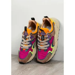 Flower Mountain Sneakers*Rulis Suede/Nylon Squared Multifarvet