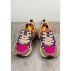Flower Mountain Sneakers*Rulis Suede/Nylon Squared Multifarvet