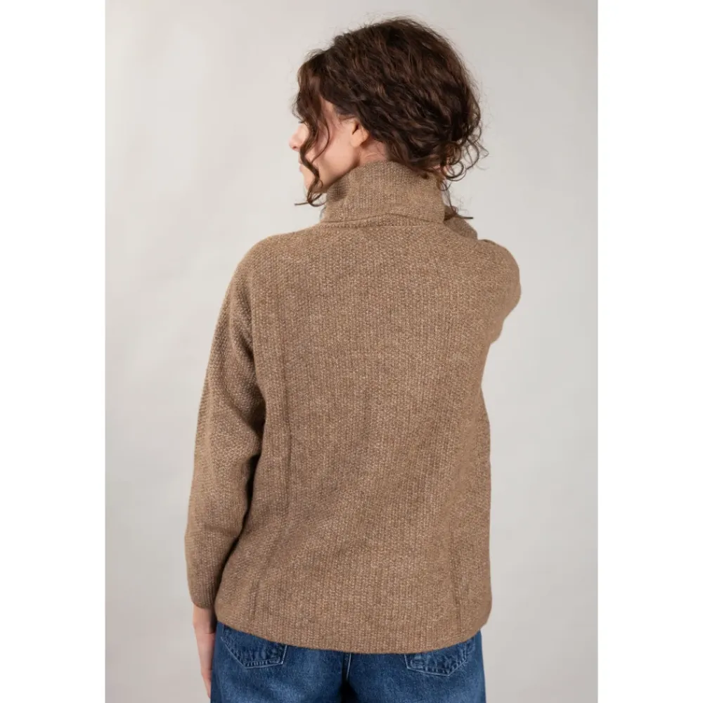 Gran Sasso Striktrøjer & Sweatere*Rullekrave Sweater Brun
