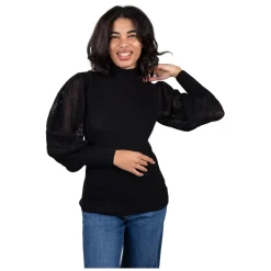 Gran Sasso Striktrøjer & Sweatere*Rullekrave Sweater Sort