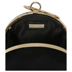 Kazar Clutch*Rund håndtaske med ring til hånd Sort