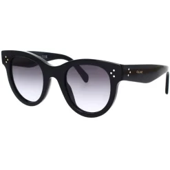 CELINE Solbriller*Runde Solbriller Ramme Grå Linser Sort