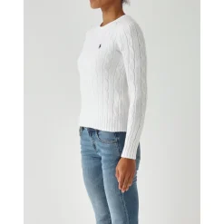 Polo Ralph Lauren Striktrøjer & Sweatere*Rundhalset Pullover Hvid