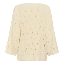 Soaked in Luxury Striktrøjer & Sweatere*Rundhalset strik Beige