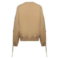 ROTATE Birger Christensen Sweatshirts*Rundhalset sweatshirt Beige