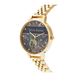 Olivia Burton Ure*Rundt Armbåndsur Gul