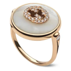 Gucci Smykker*Sammensatte ring i lyserød d, mop, diamanter, gg pavé Gul
