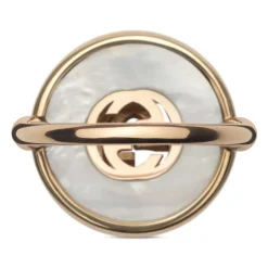 Gucci Smykker*Sammensatte ring i lyserød d, mop, diamanter, gg pavé Gul