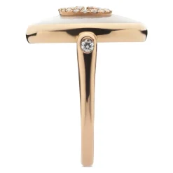 Gucci Smykker*Sammensatte ring i lyserød d, mop, diamanter, gg pavé Gul