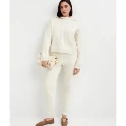 Loulou Studio Striktrøjer & Sweatere*Sarla Cashmere Hættetrøje Beige