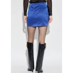 ROTATE Birger Christensen Nederdele*Satin Big Flower Skirt Blå