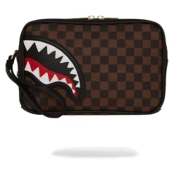 SPRAYGROUND Toilettasker*Sawtooth Sharks in Paris Toilettaske Mursten Brun